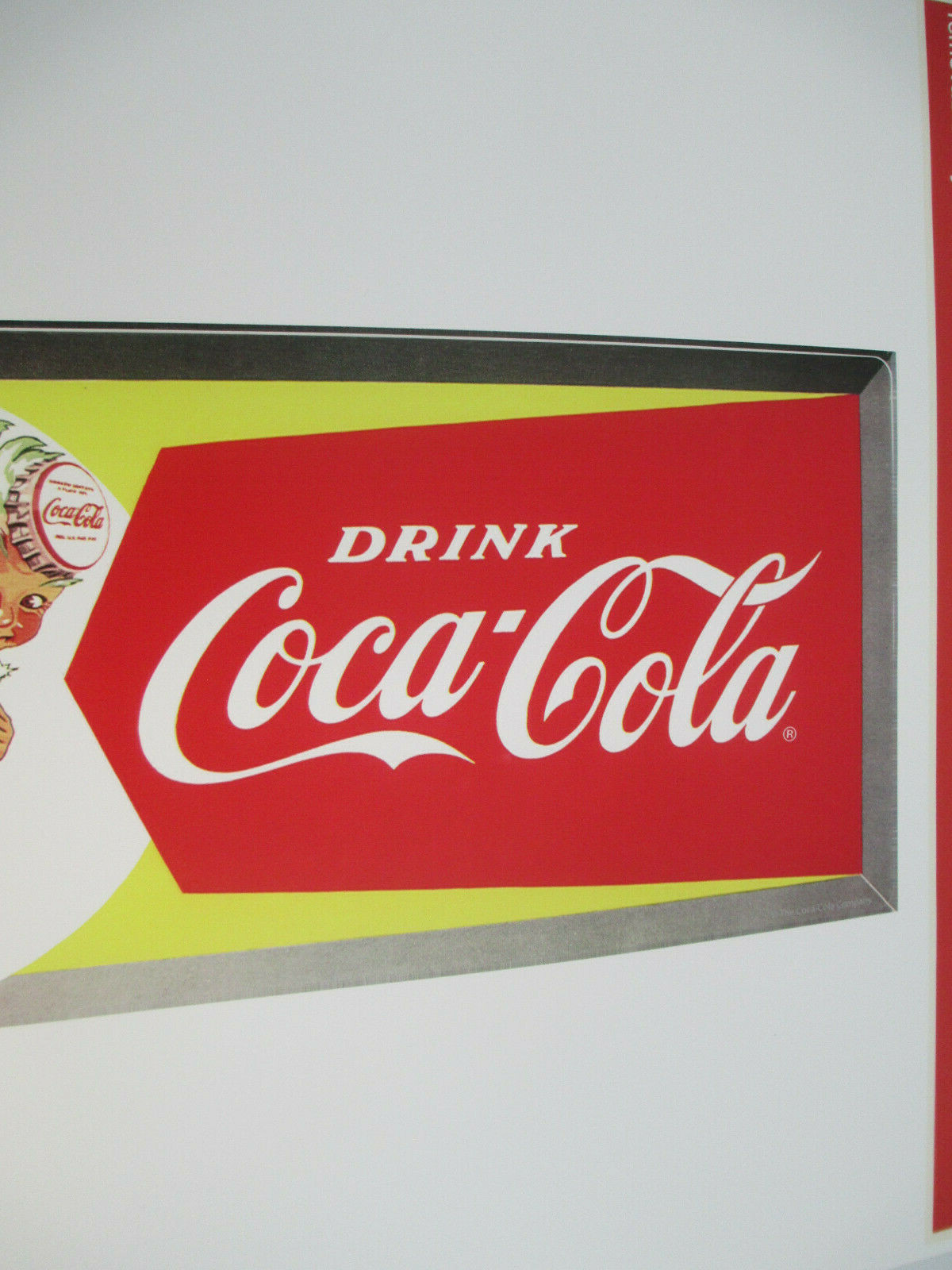 Coca-Cola Refresh Sprite Boy 5 Cent Removable Vinyl Decal Re-positionable Retro