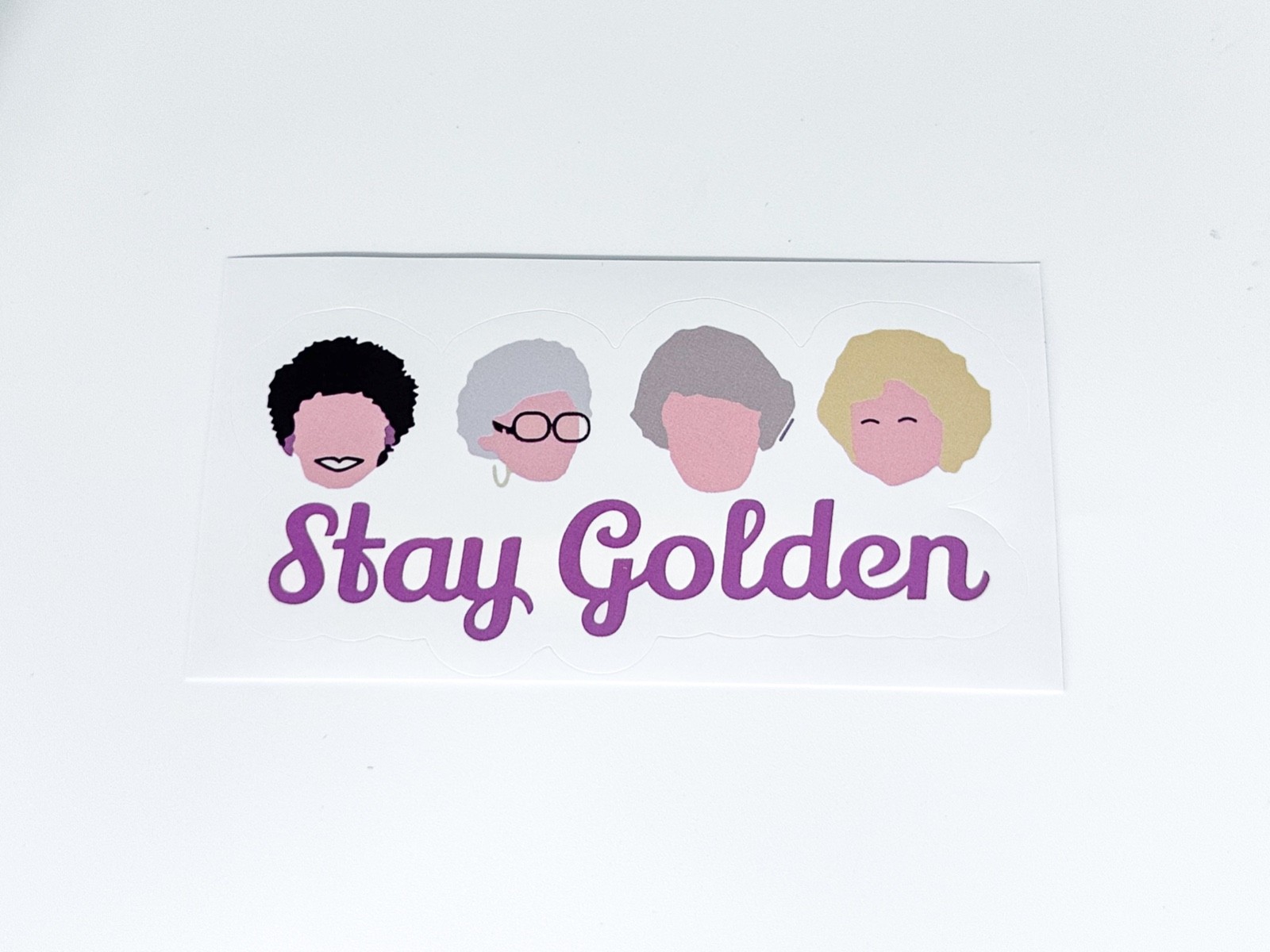 Golden Girls Sticker TV Vintage Retro Classic Decal Graphic Design Phone Tablet