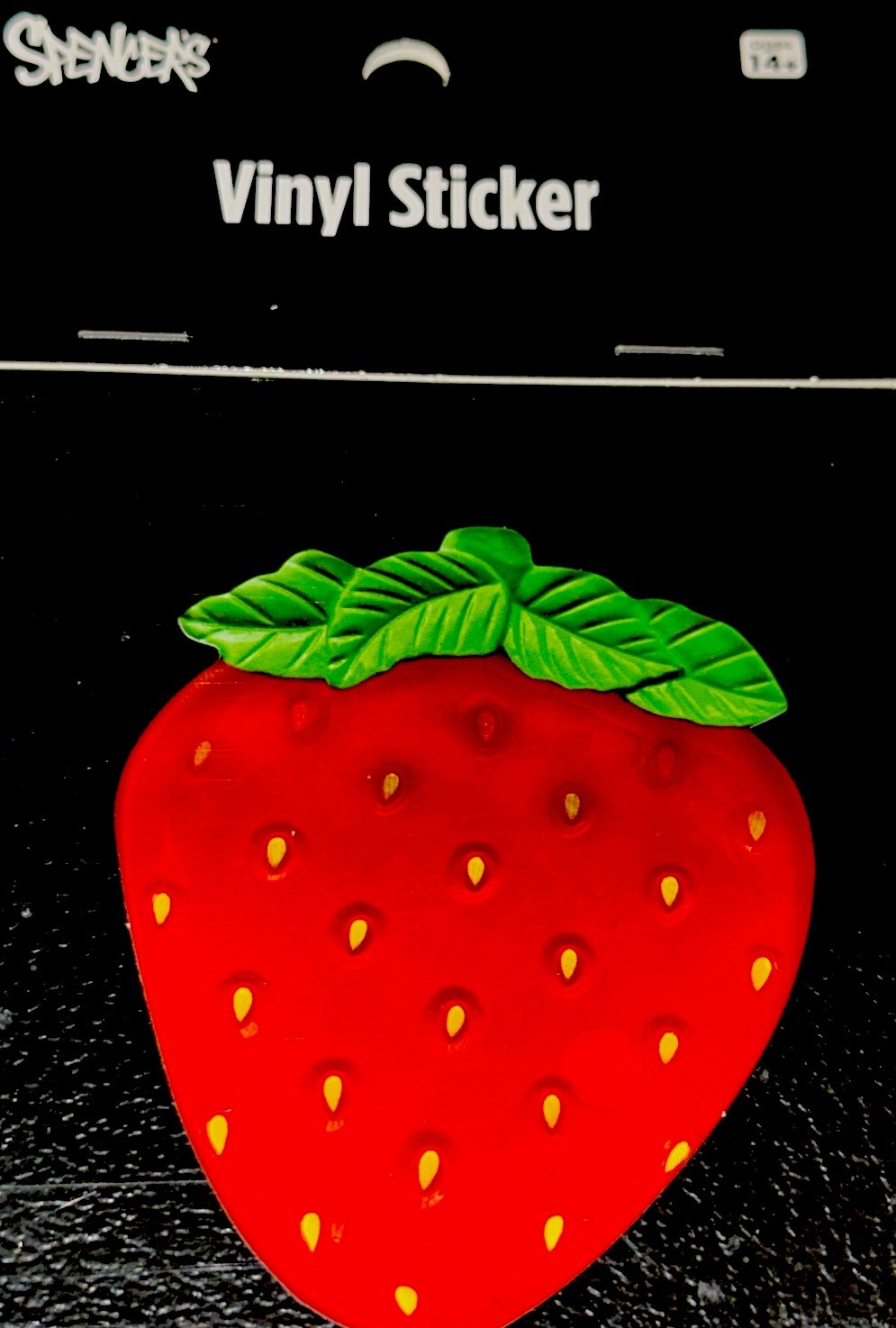 STRAWBERRY VINYL STICKER