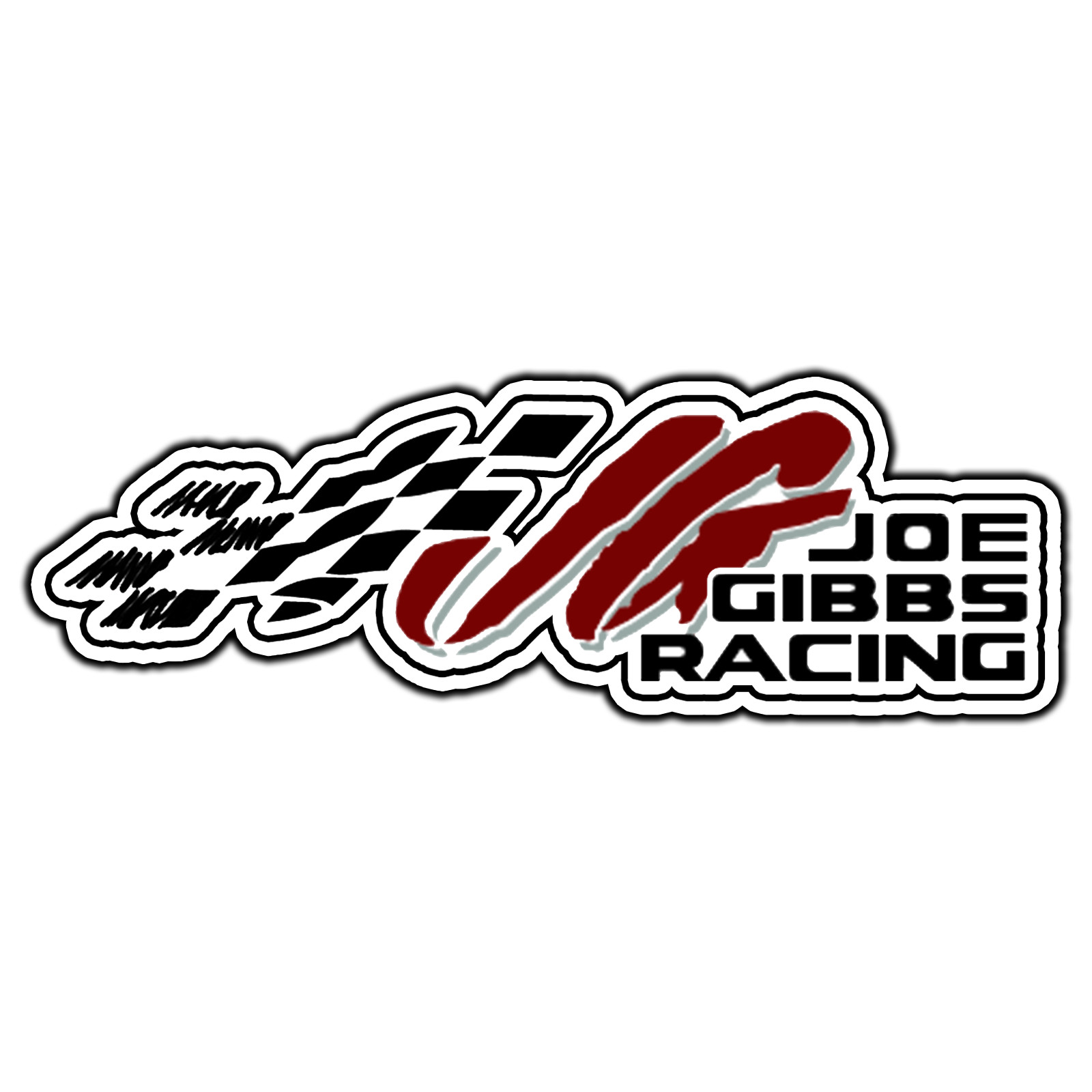 Joe Gibbs Racing Logo #1 Nascar Fan Sticker Waterproof Vinyl Decal Die-Cut
