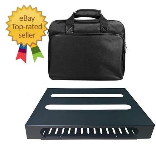 Guitar Pedal Board 13.8″ X 11″ Guitar Pedalboard with Power Supply Bracket, Incl