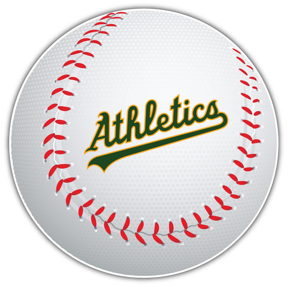 Oakland Athletics MLB Baseball Sport Logo Car Bumper Sticker Decal “SIZES”