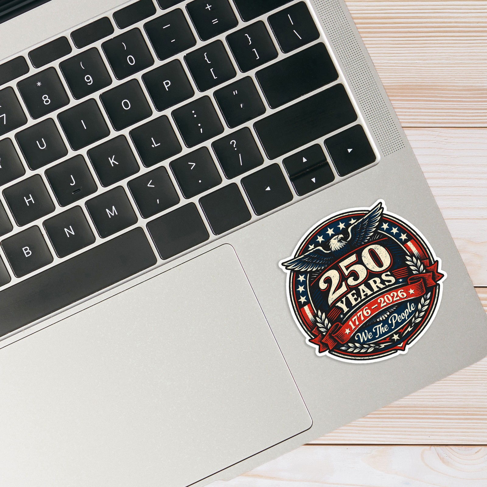 250 Years America Emblem – Vinyl Decal Sticker – Car Window Laptop – #95