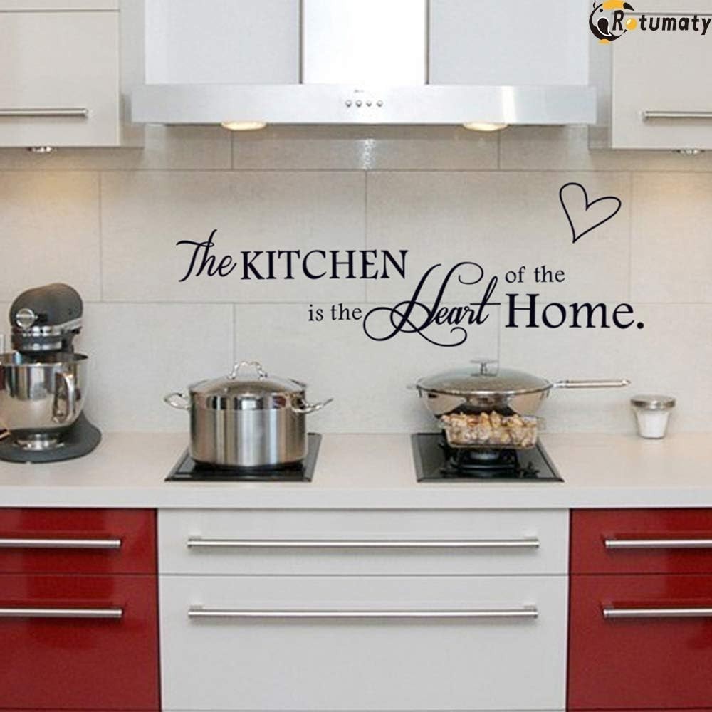 ‘The Kitchen’ Quote Wall Stickers Kitchen & Dining Room Wall Decal Vinyl Home