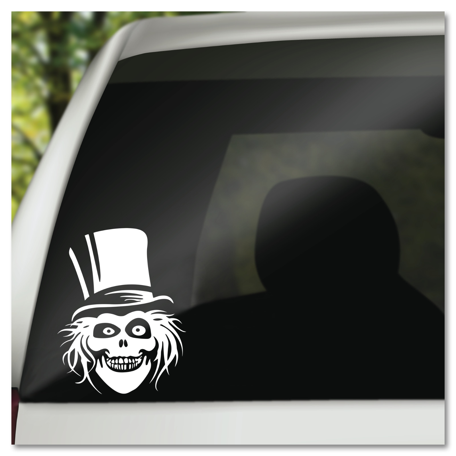 6″ Haunted Mansion Hatbox Ghost Disney Vinyl Decal Sticker