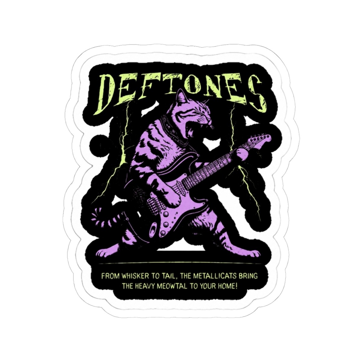 deftones cat Sticker