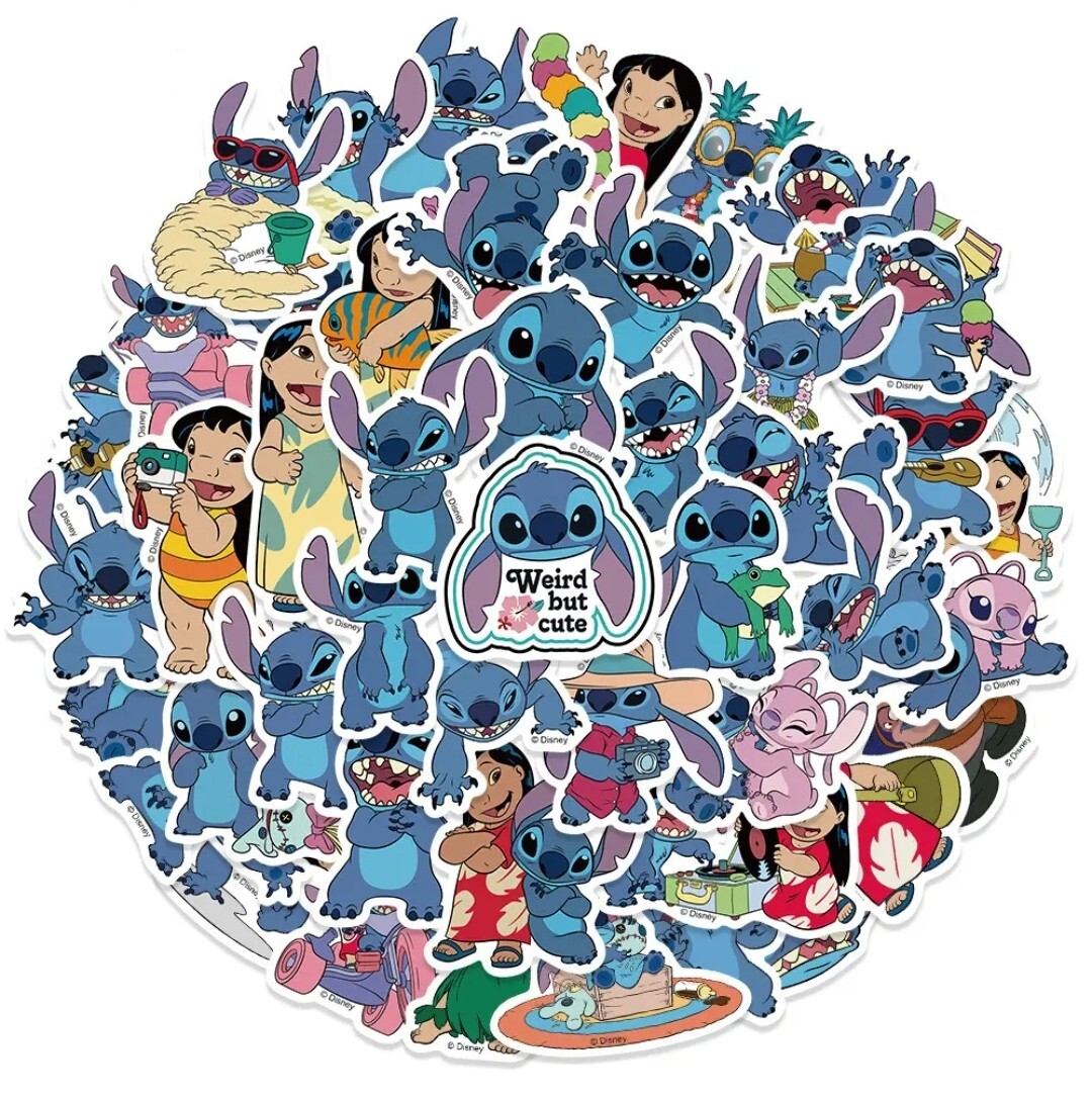 20 PCS Disney Lilo And Stitch Stickers 2 BRAND NEW