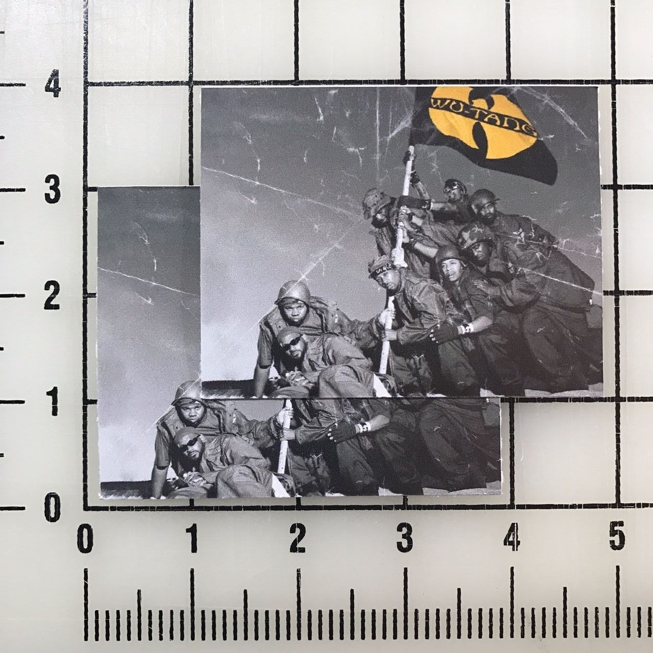 Wu Tang Clan Iron Flag 4″ Wide Vinyl Decal Sticker BOGO