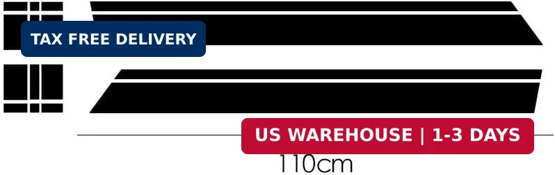 Bonnet Stripe Graphics Sticker Hood Trunk Rear Decal Stickers for Mini Cooper S
