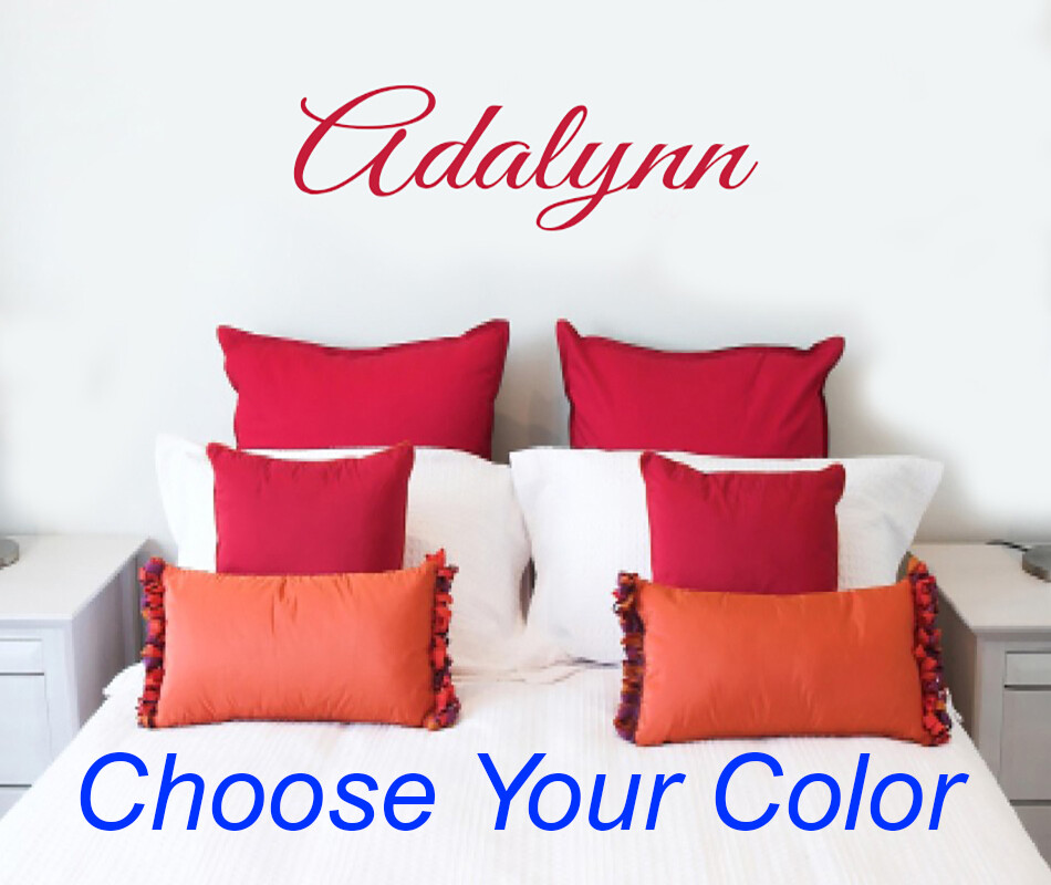 Child’s Baby Name Wall Decal Personalized Custom Nursery Boy Kids Girls Room