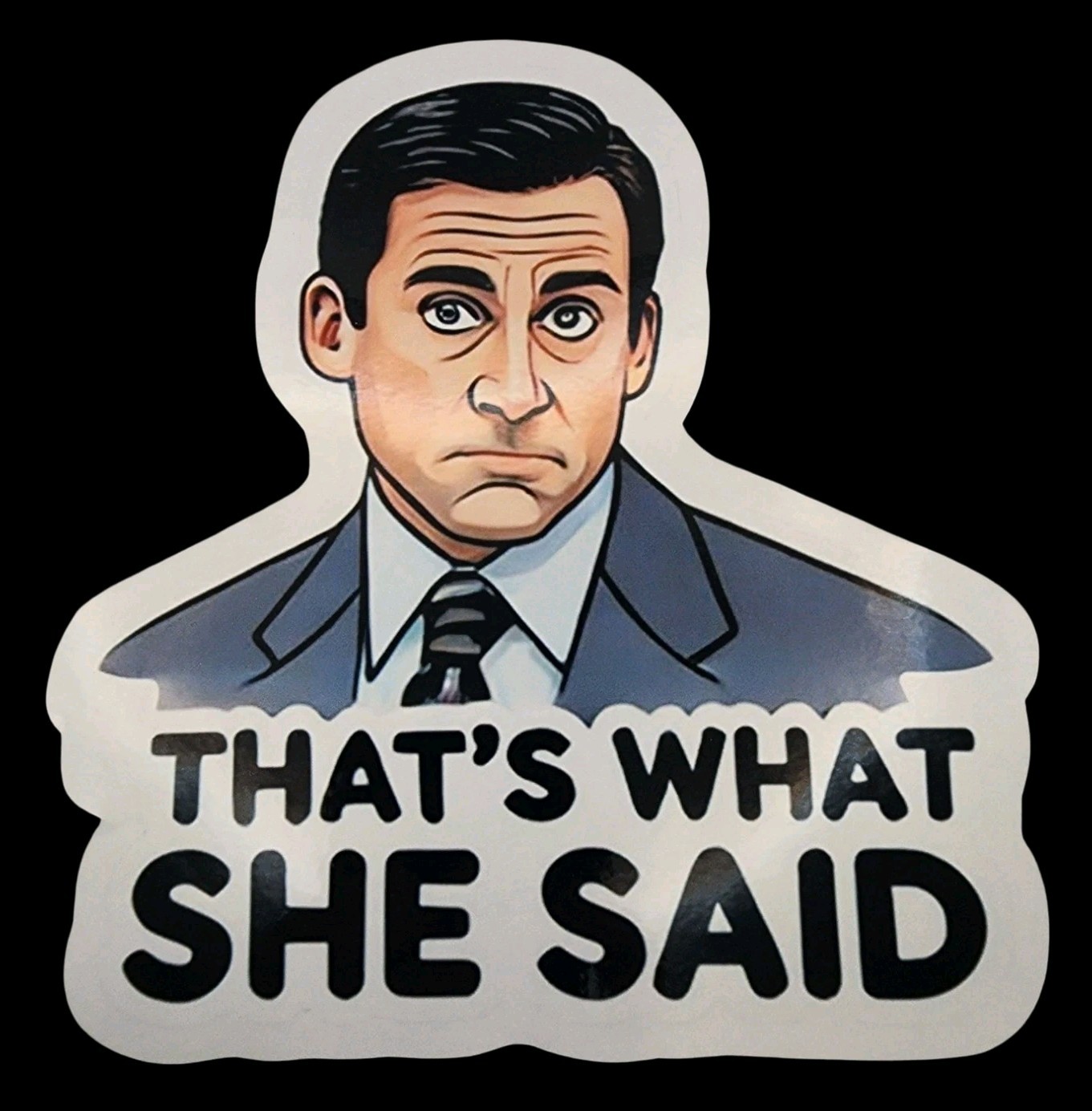 The Office Thats What She Said Inspired Waterproof Car Decal Vinyl Sticker