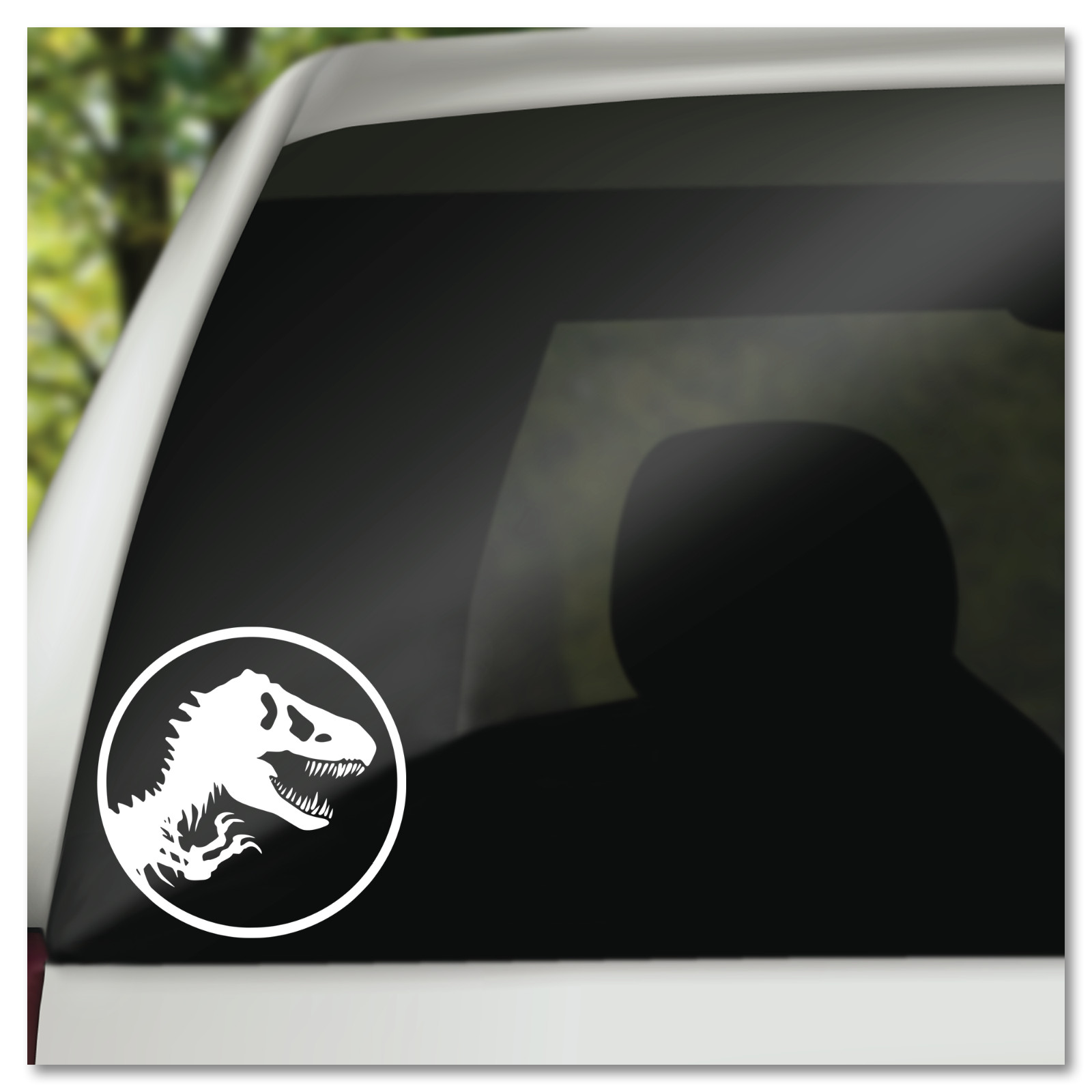 6″ Jurassic Park T-Rex Skeleton Movie Vinyl Decal Sticker