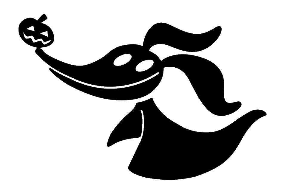 ZERO DOG GHOST, JACK SKELLINGTON’S DOG, NIGHTMARE, Decal Sticker for Car, Laptop