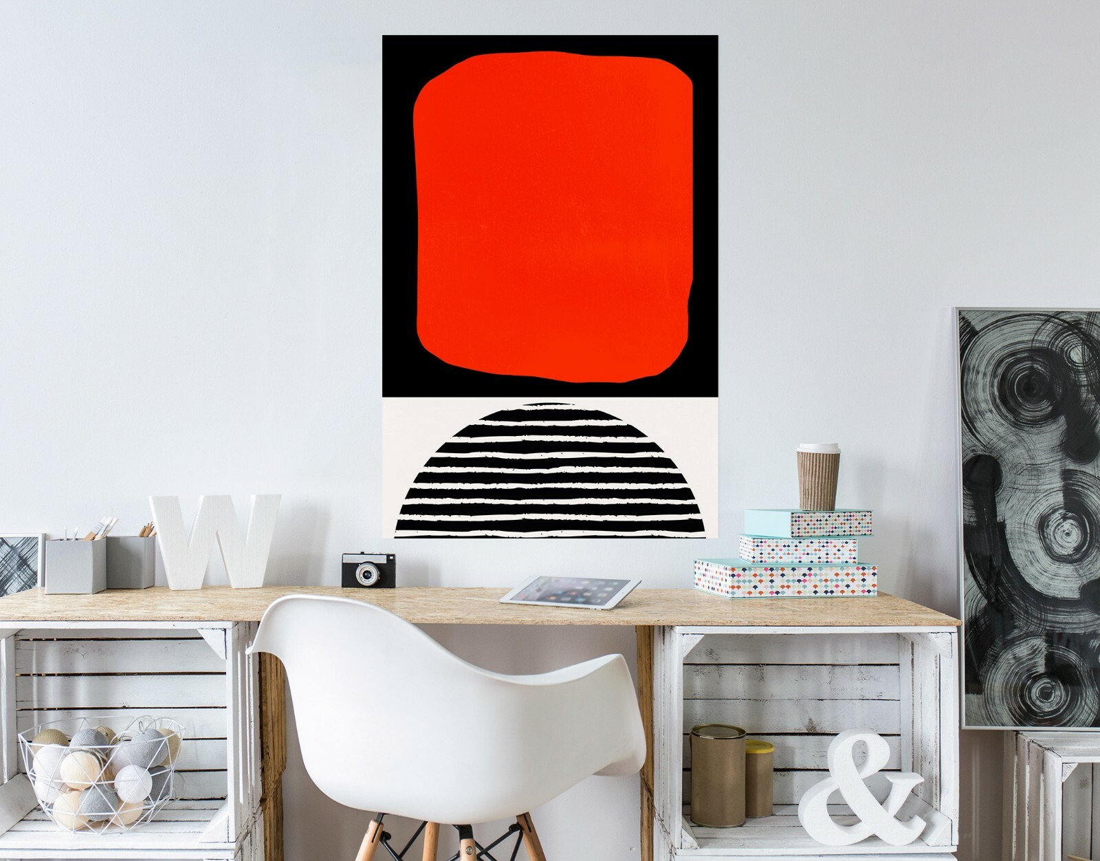 3D Red Rectangle ZHU205 Wall Stickers Wall Murals Wallpaper Boris Draschoff Amy