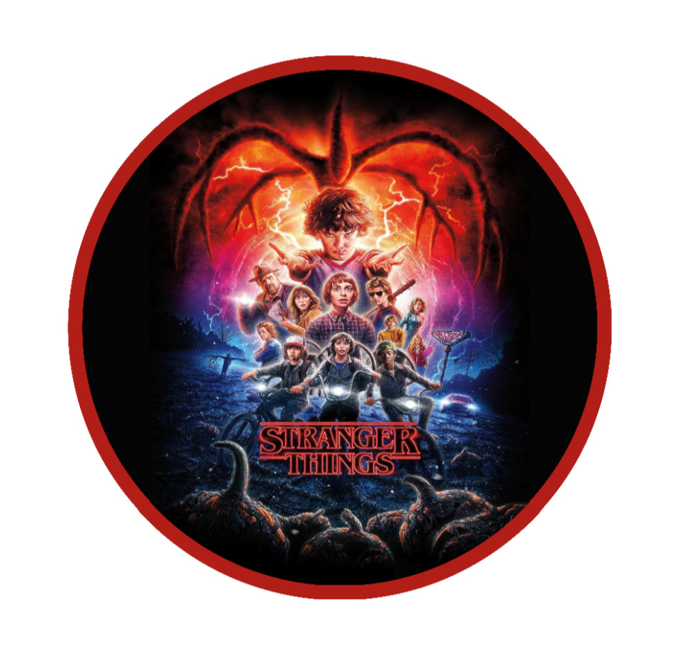 Stranger Things – 4″ Handmade Decal Sticker Vehiclle Cooler Tumbler Laptop Decor