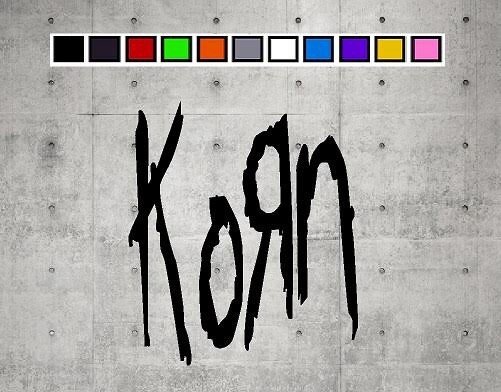 KORN LOGO Vinyl Decal Sticker Emblem Car Truck Window 4″ 6″ 8″