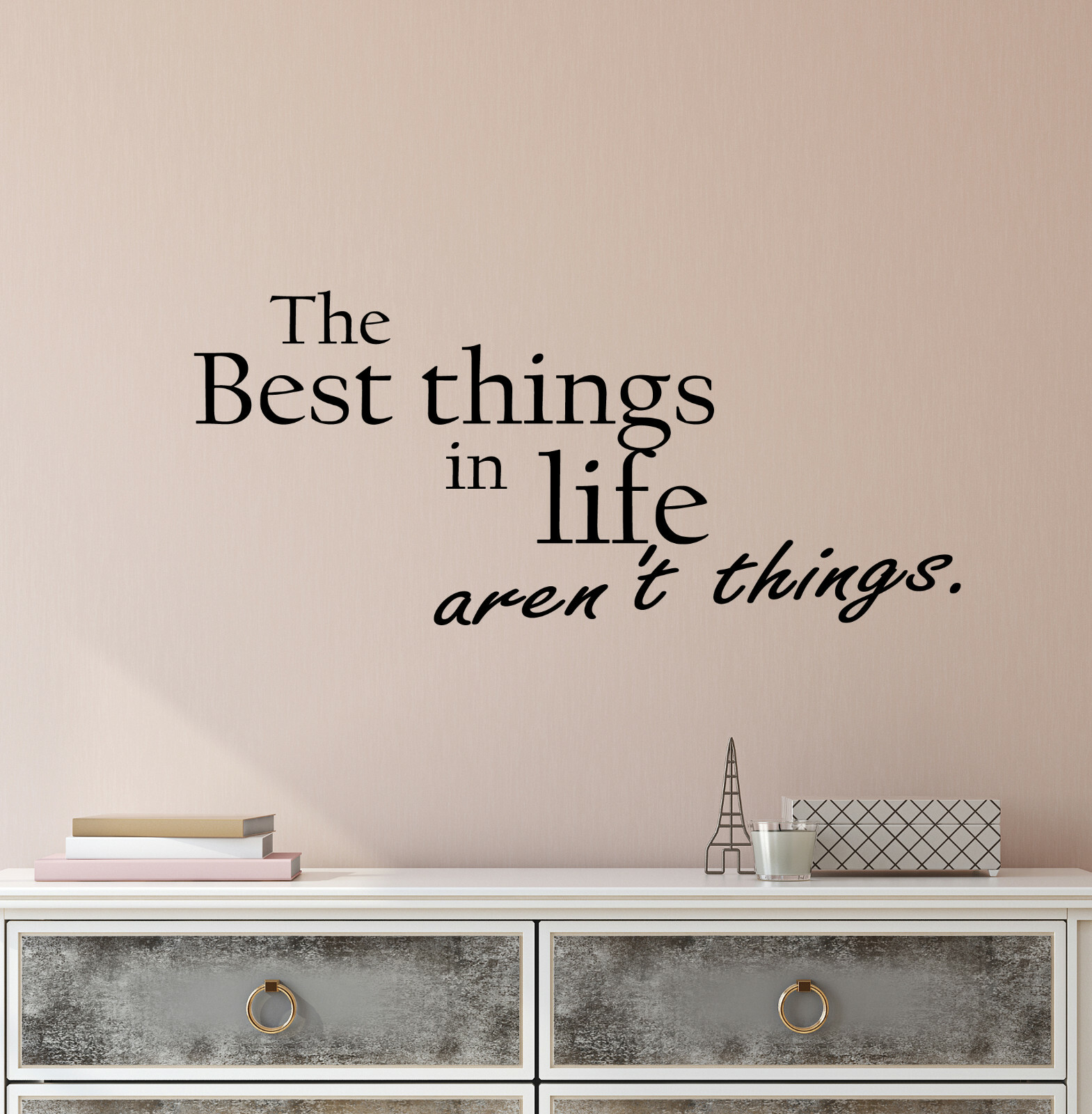 Vinyl Wall Decal Stickers Motivation Quote Words Best Things In Life 3851ig