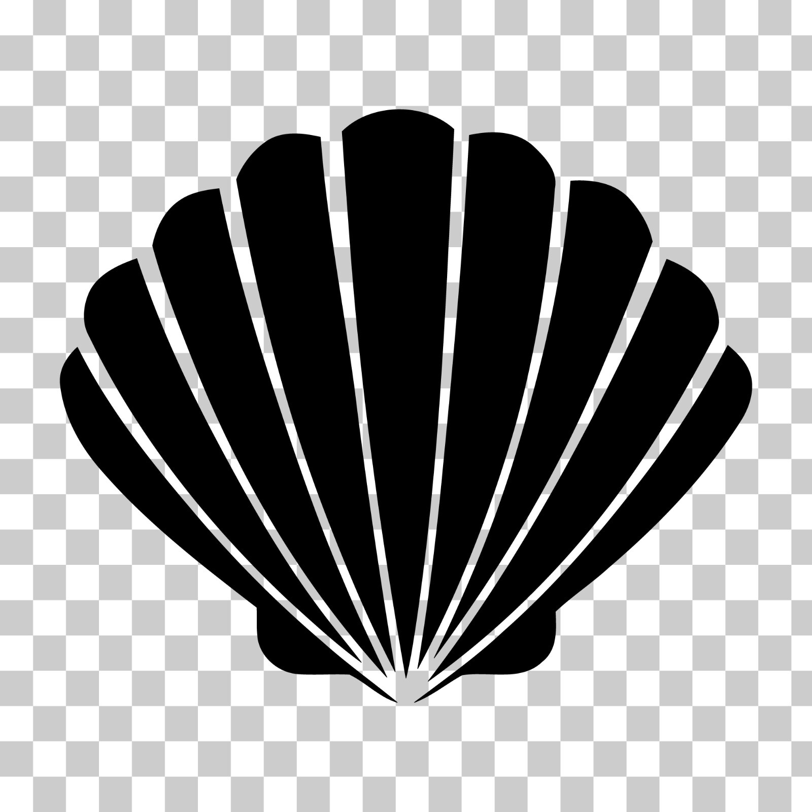 Sea Clam Shell Custom Vinyl Sticker / Decal Beach Ocean Art Beachcombing