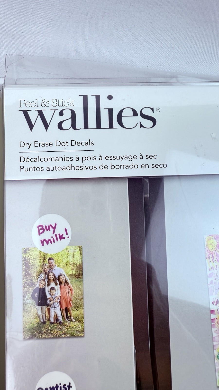 Wallies Dry Erase Dot Decals. 24 Peel-and-Stick Lot Of 3