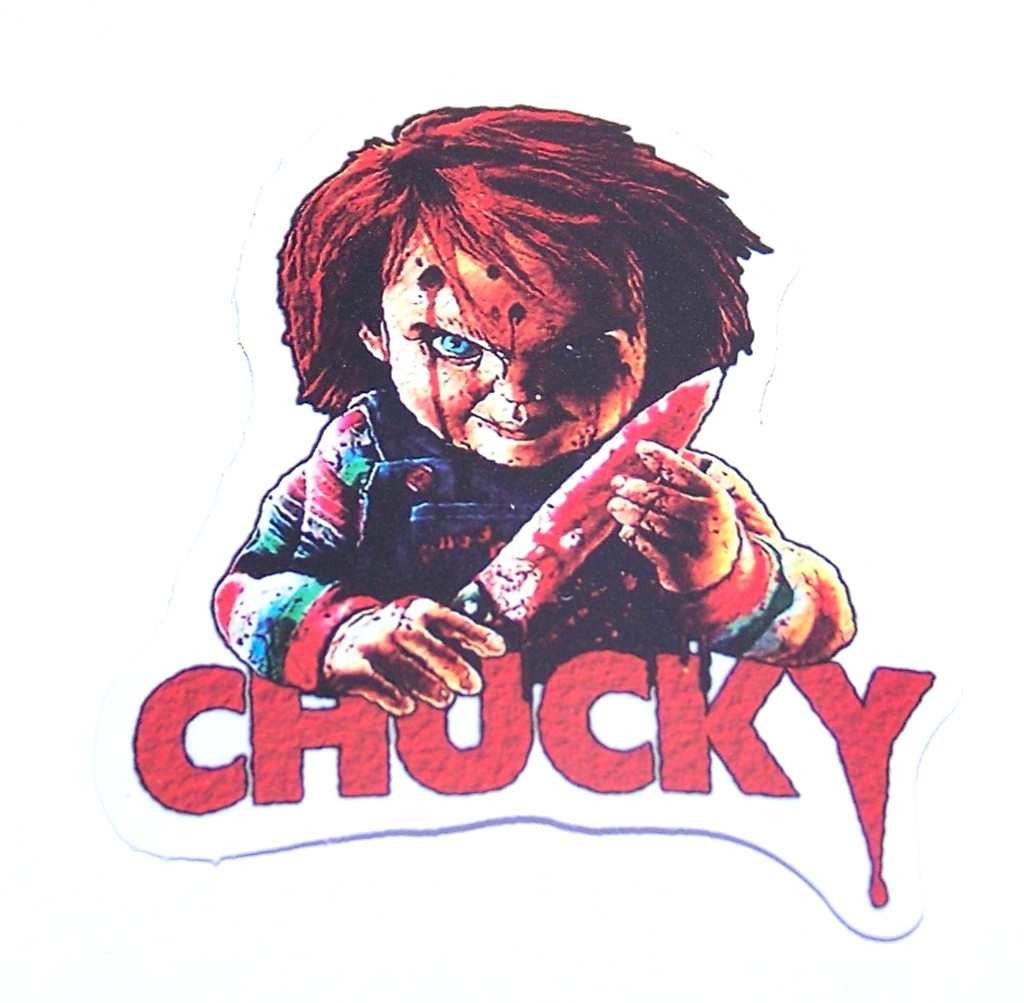 CHUCKY Child’s Play Cut Sticker Decal Movie Horror Chucky Doll Film