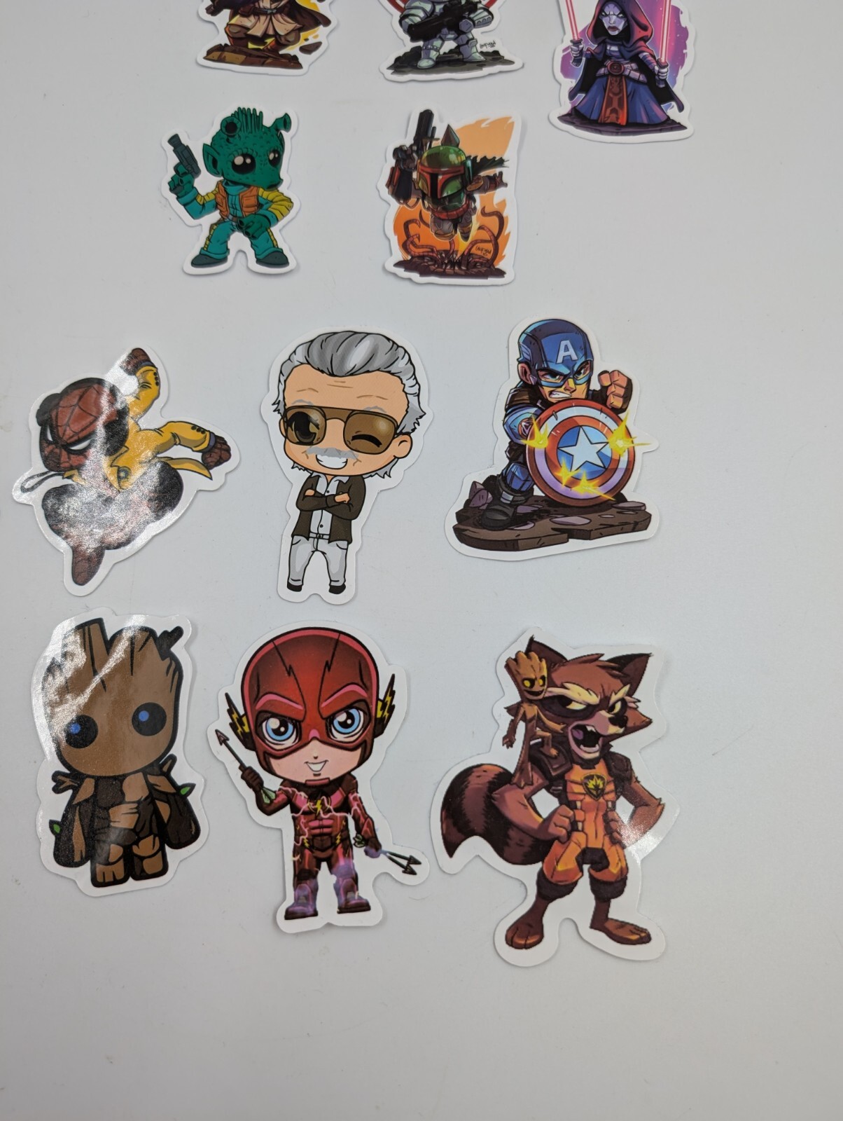 Marvel Nintendo And Star Wars Character Stickers 18 pcs Total