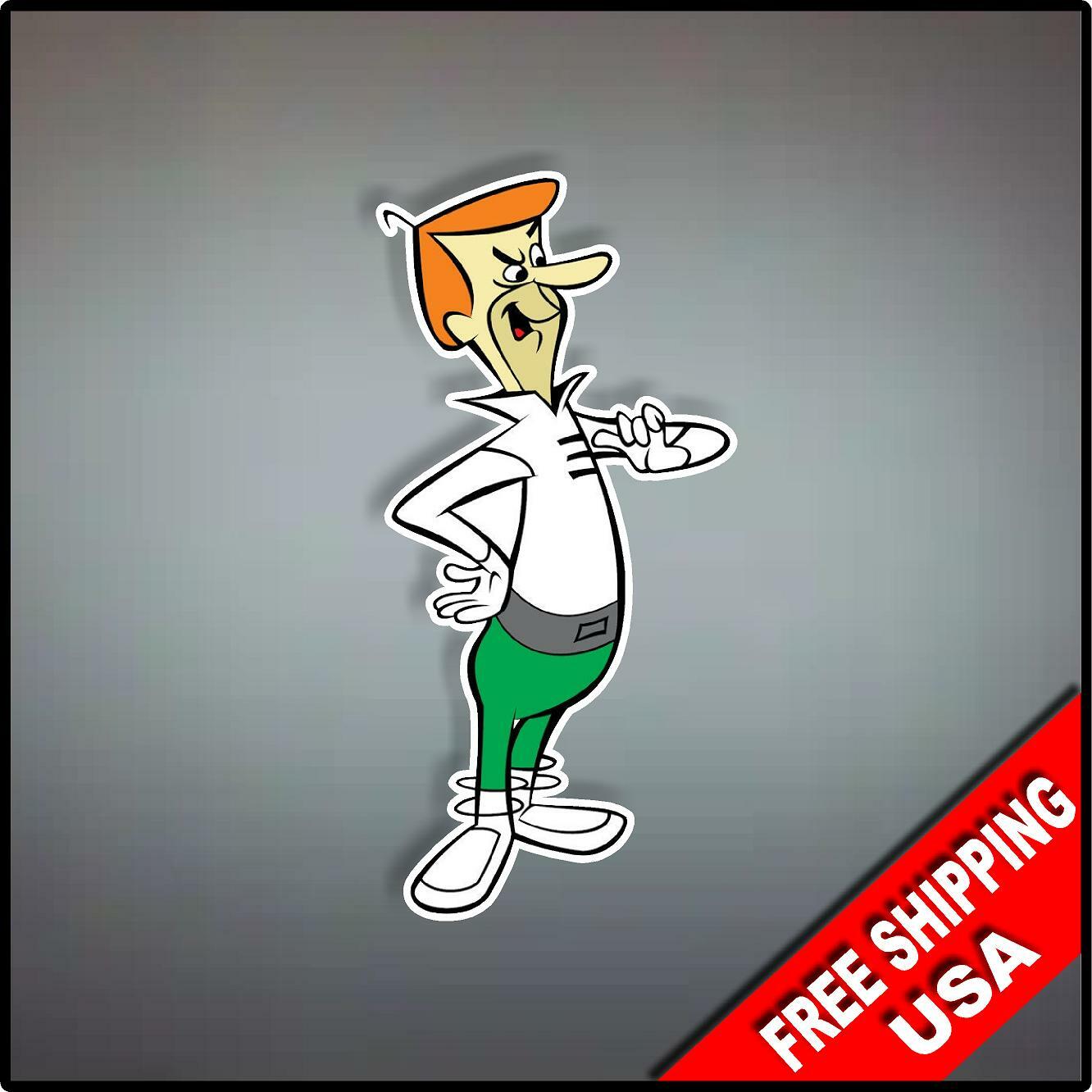 George Jetson Decal Vinyl Wall Sticker 8″ x 4″ The Jetsons Cartoon