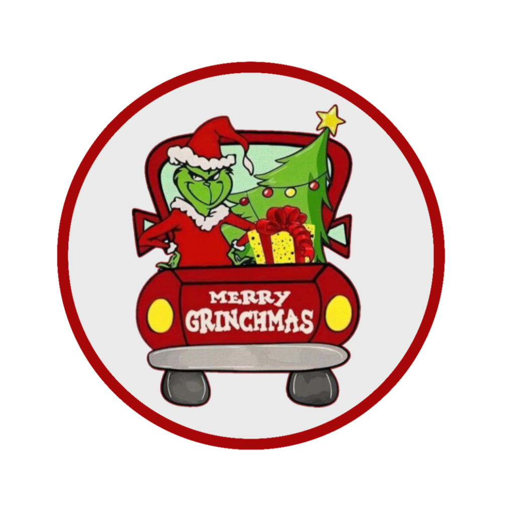 Christmas – Grinch “Merry Grinchmas” – 4″ Vinyl Decal Sticker Gift Decor Car 252