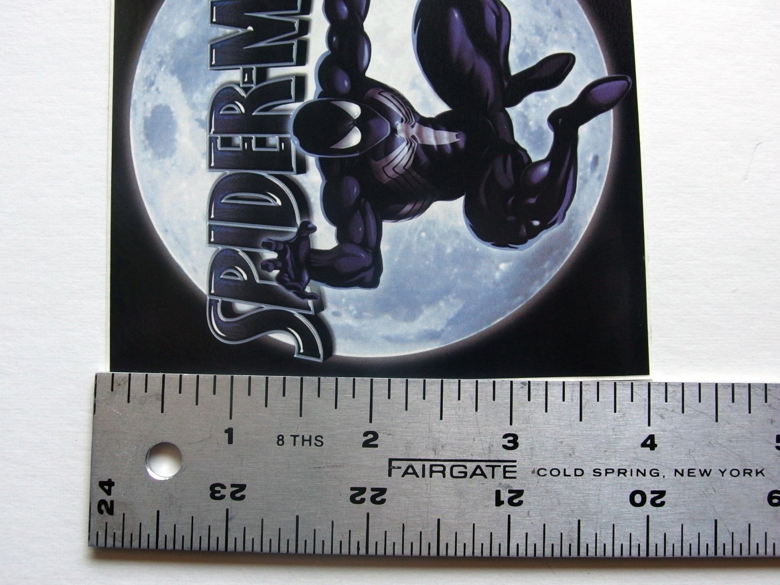 Spider-Man “Spidey Moon” Sticker – Marvel, C&D Visionary – 2008 – 4″ x 4″