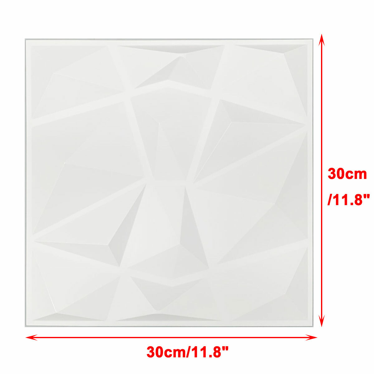 12PCS/Set Art 3D Decorative Wall Panel DIY Luxury Diamond Design Ceiling 30×30cm