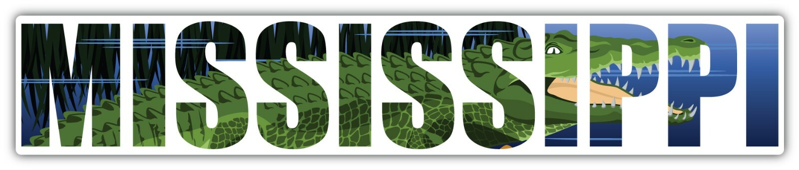 Mississippi USA State Nature Slogan Car Bumper Sticker Decal ”SIZES”