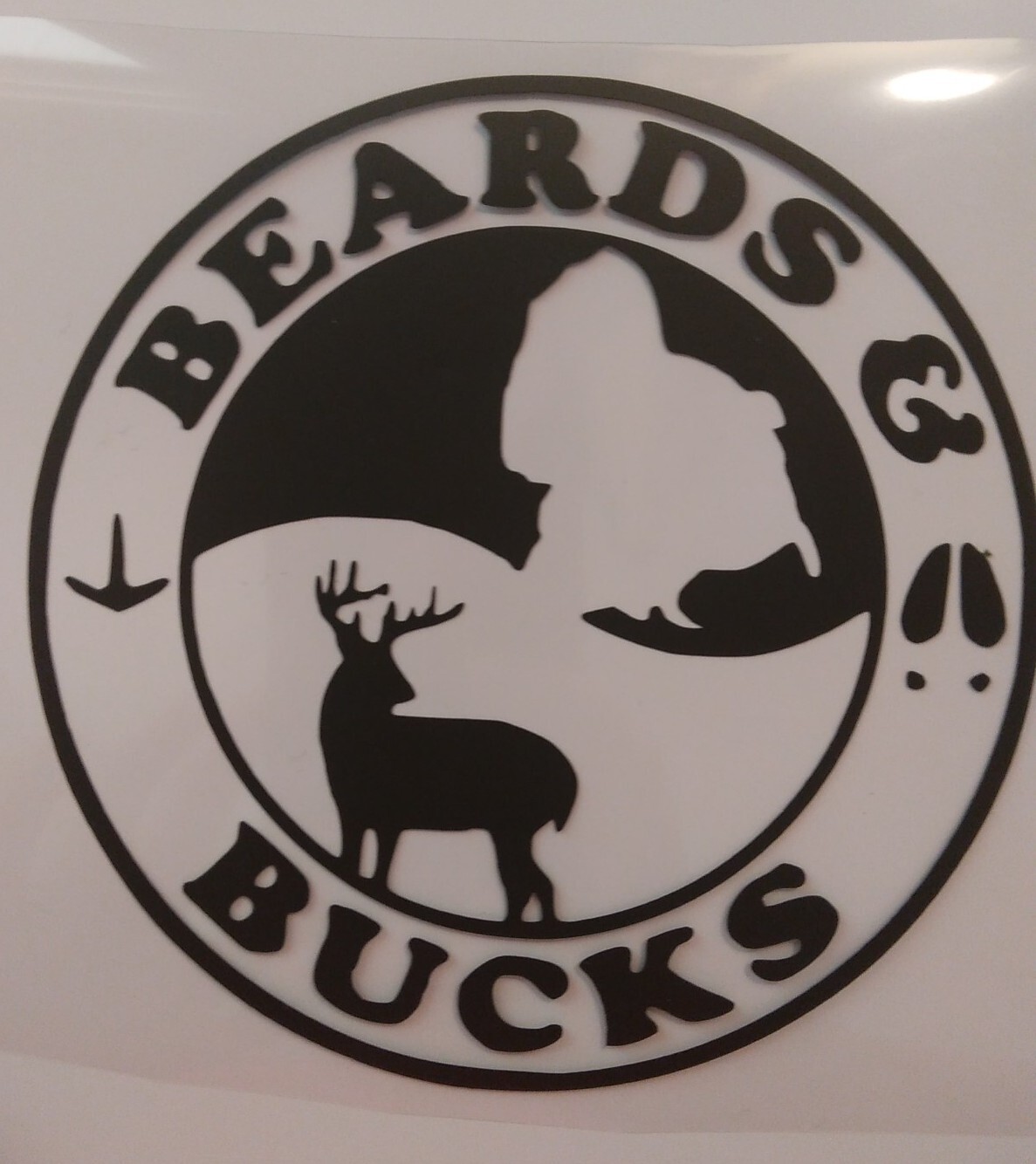 Beards and Bucks Turkey and Deer Spring and Fall Hunting Decal Sticker