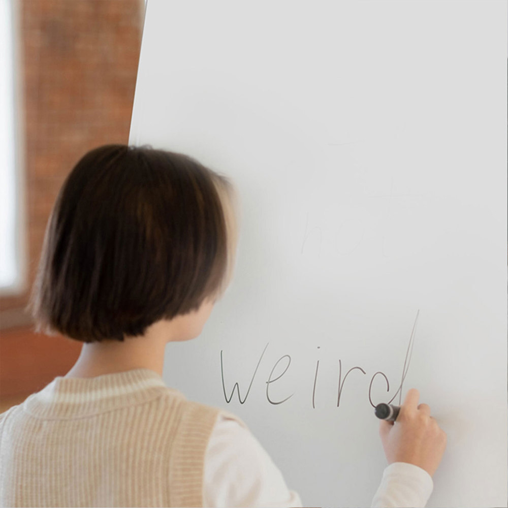 White Board Dry Erase Grid Whiteboard Paper Case Magnetic Child Office