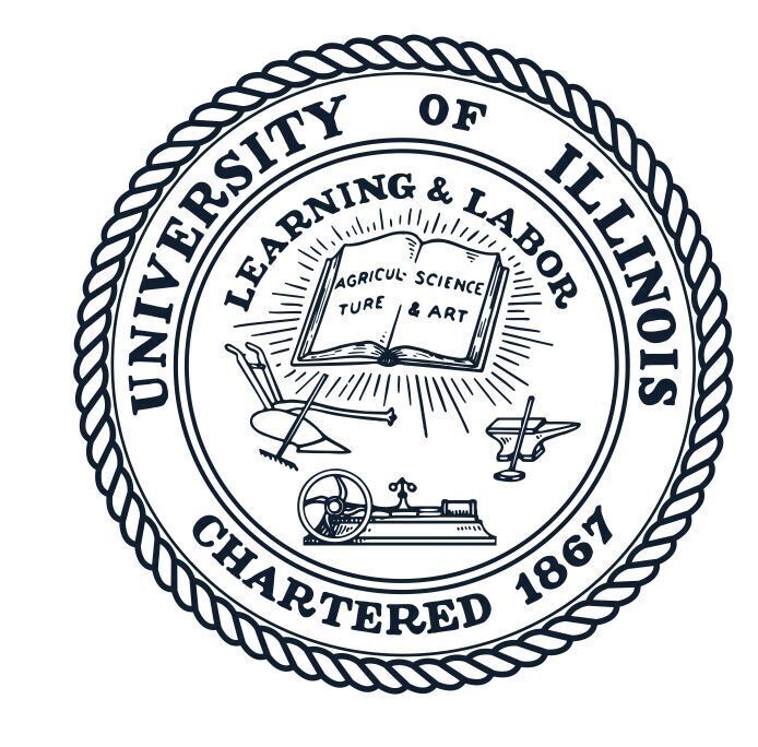 University of Illinois Sticker Decal R7430