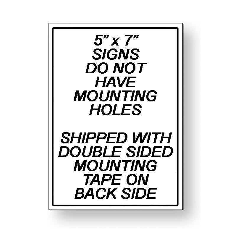 Please do not block gate metal sign or decal 6 sizes warning driveway parking
