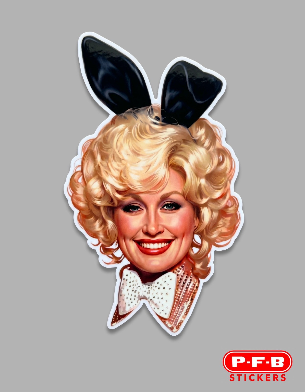 Dolly Parton Playboy Bunny 4” Sticker Decal Phone Laptop FREE SHIPPING