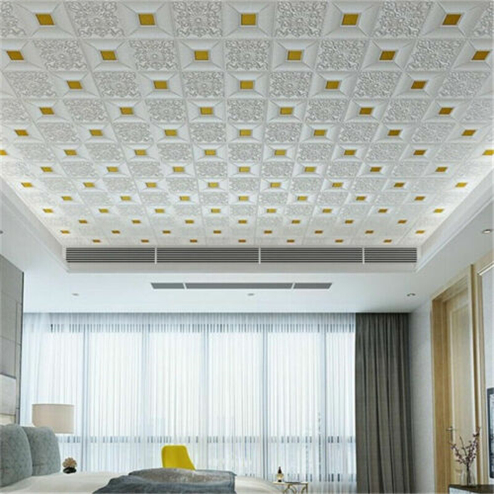 Self-adhesive Tile Brick Sticker Waterproof Foam Wallpaper 3D Wall Panels 10Pcs