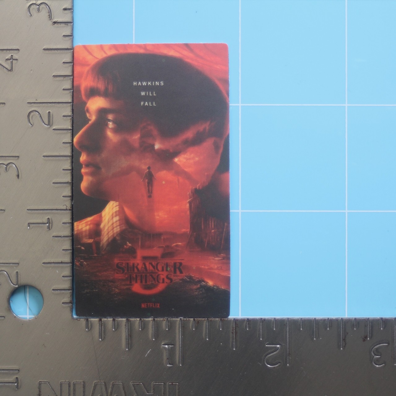 Stranger Things 5 Sticker (PROMO ARTWORK) Netflix Horror Show, Matte PVC Decal