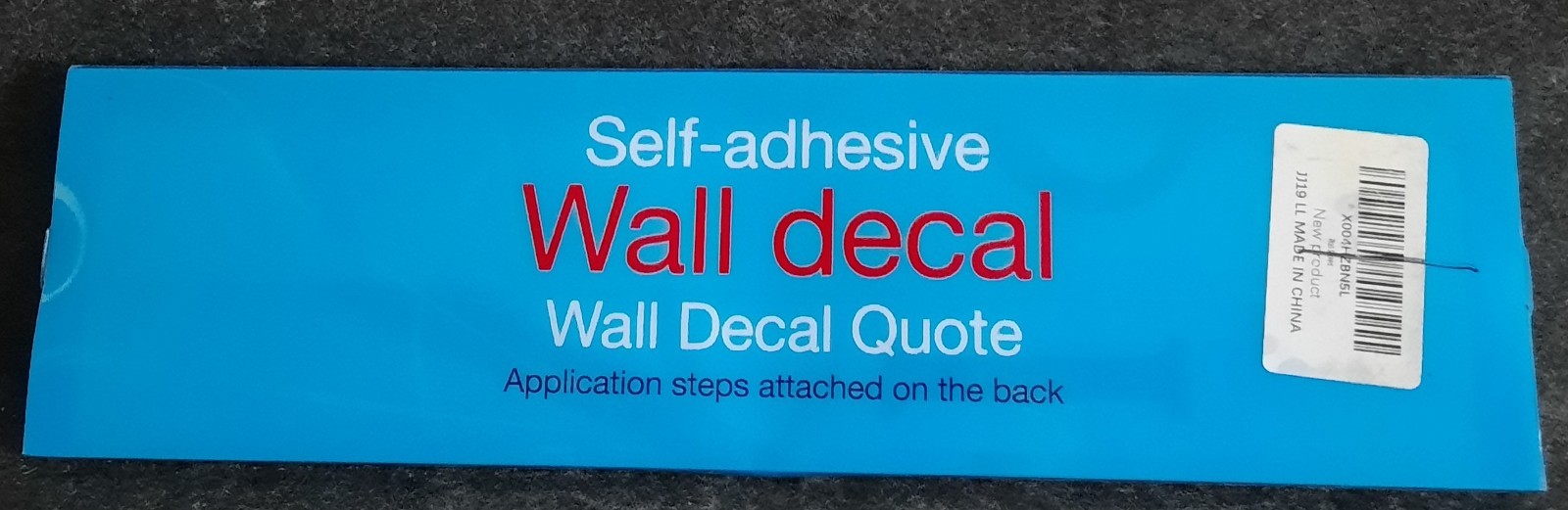 Self-adhesive Wall Decal “Come on, you are the best!” Quote Decal!