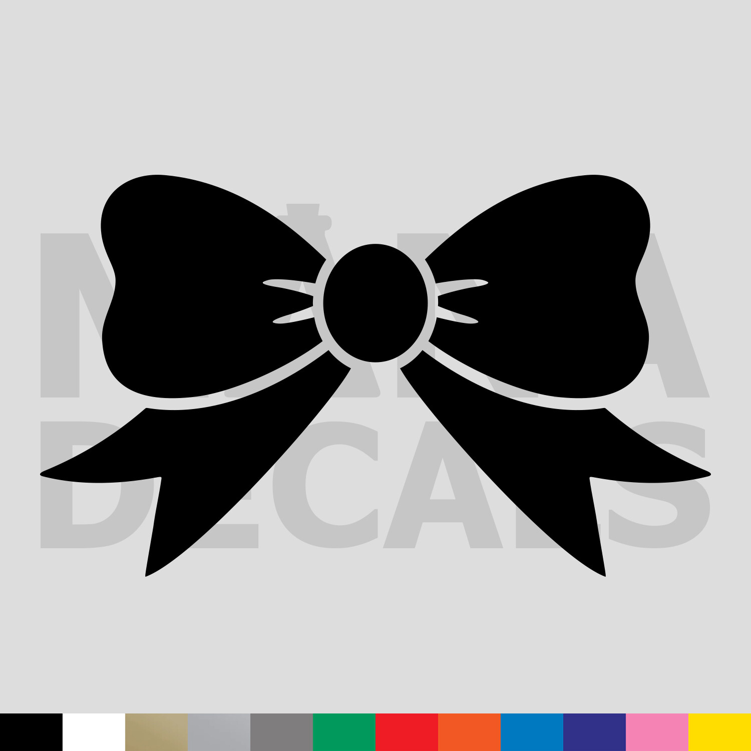 Bow Vinyl Die Cut Decal Sticker – Ribbon Tie