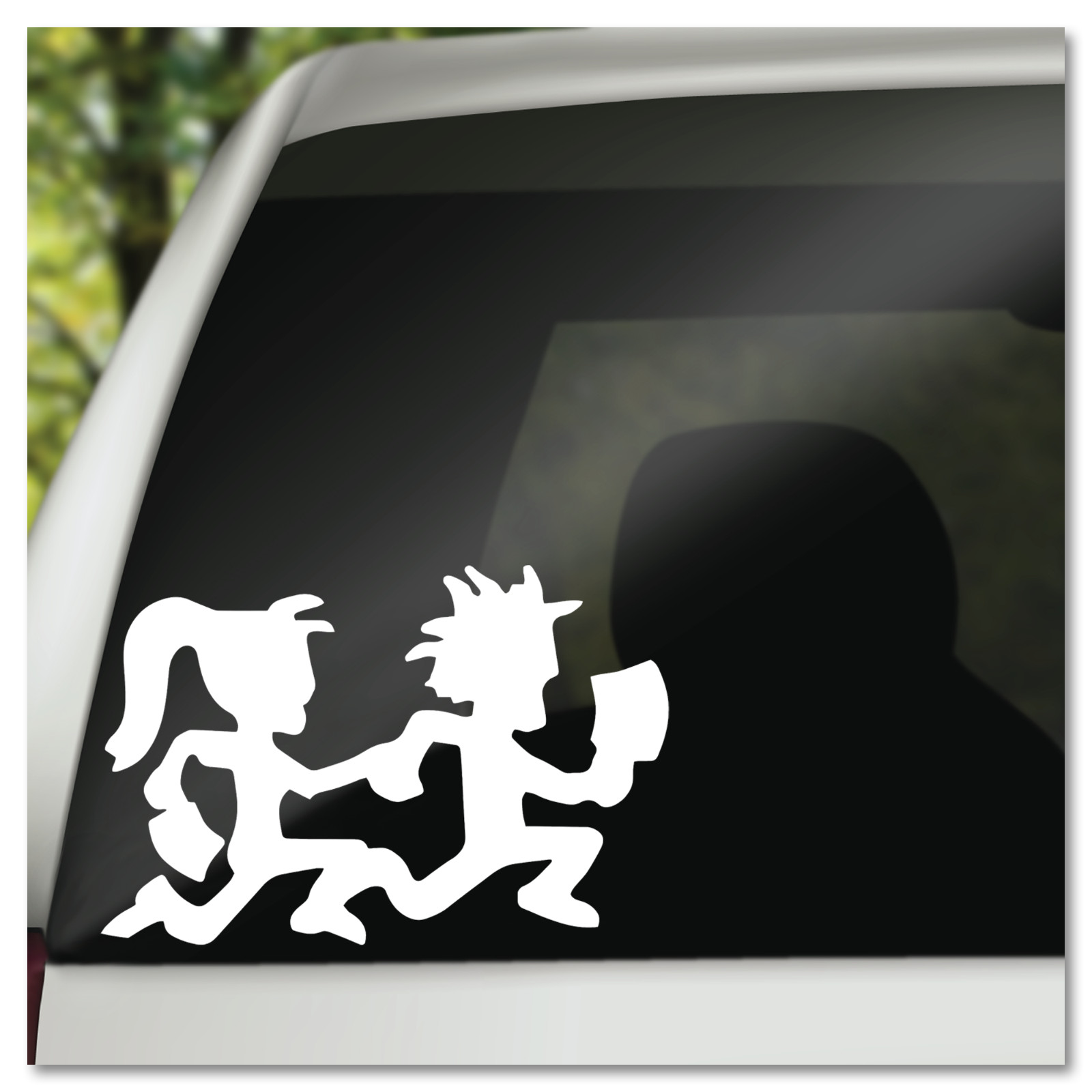 6″ Insane Clown Posse Hatchet Man & Girl ICP Vinyl Decal Sticker