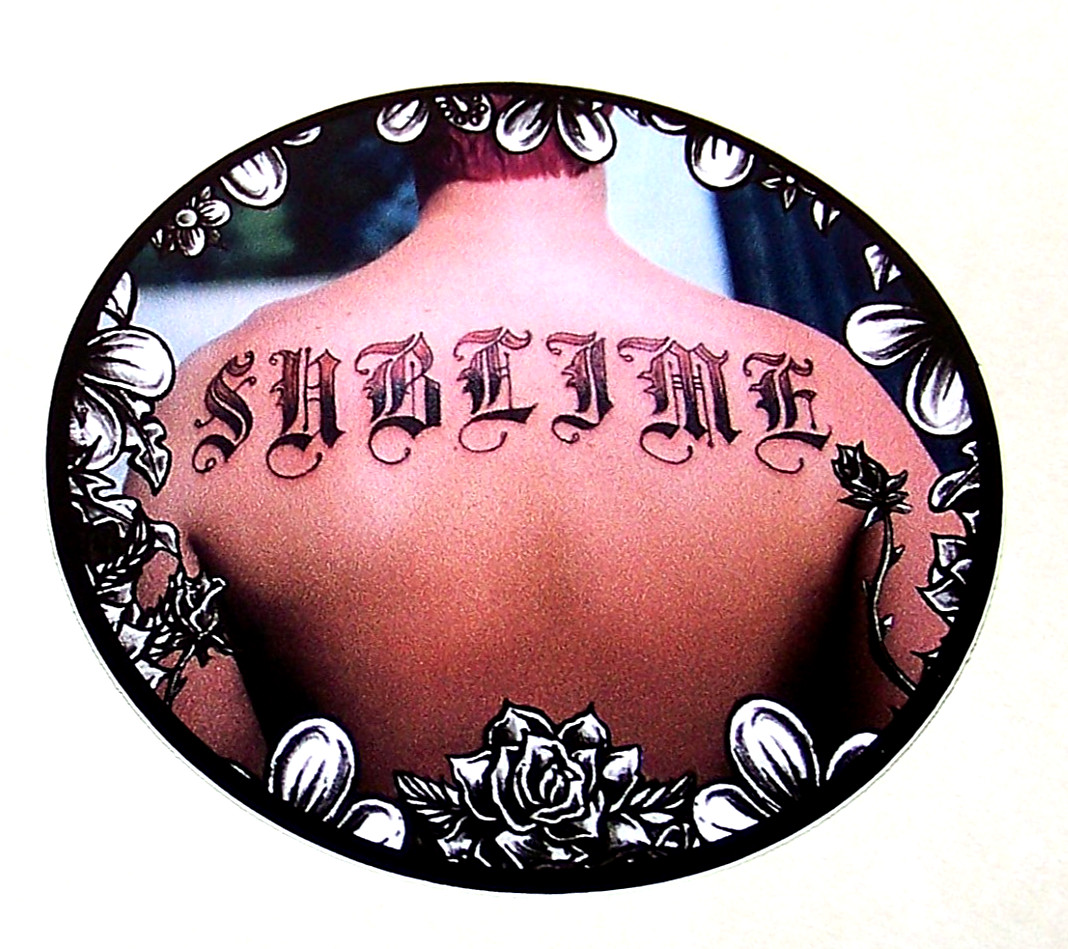 SUBLIME – Tattoo Logo Die Cut LARGE Sticker Decal Reggae Ska Rock LBC Sublime