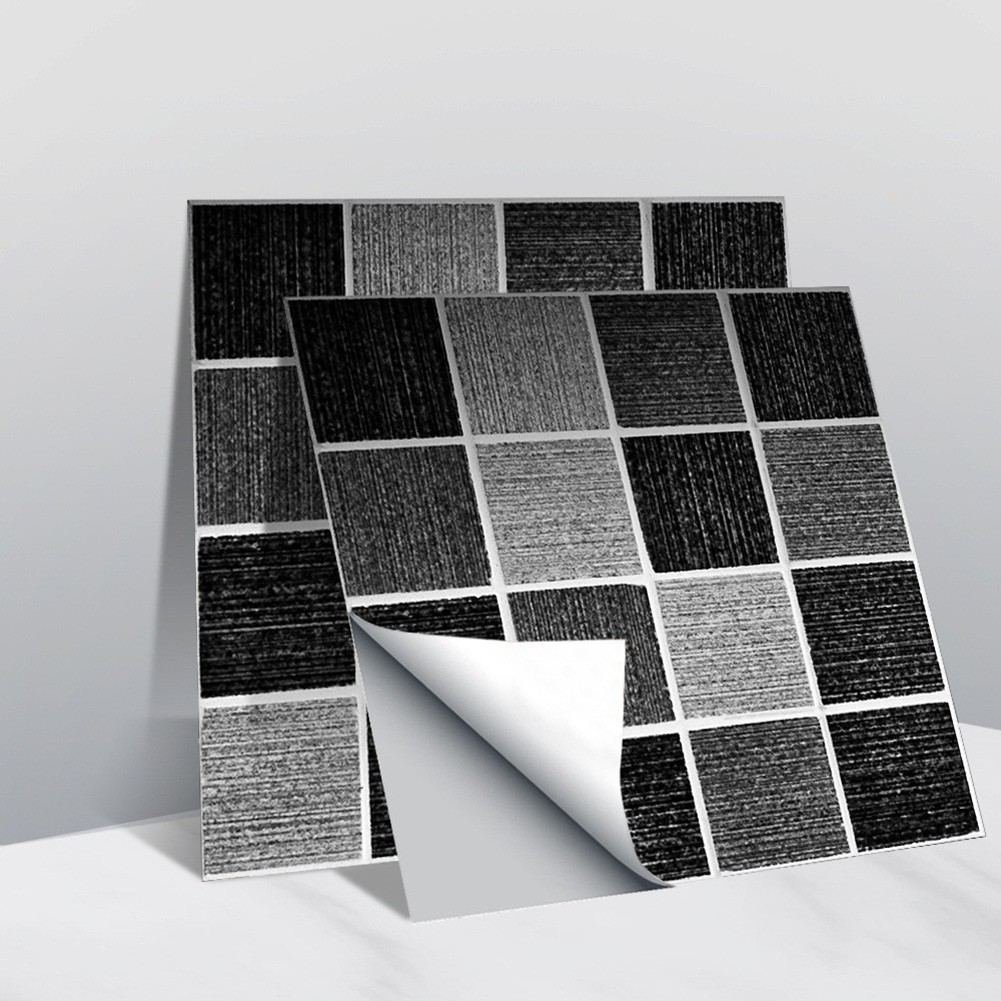 Wall Stickers Waterproof Backsplashes For Bathroom Mosaic Stickers 10*10cm