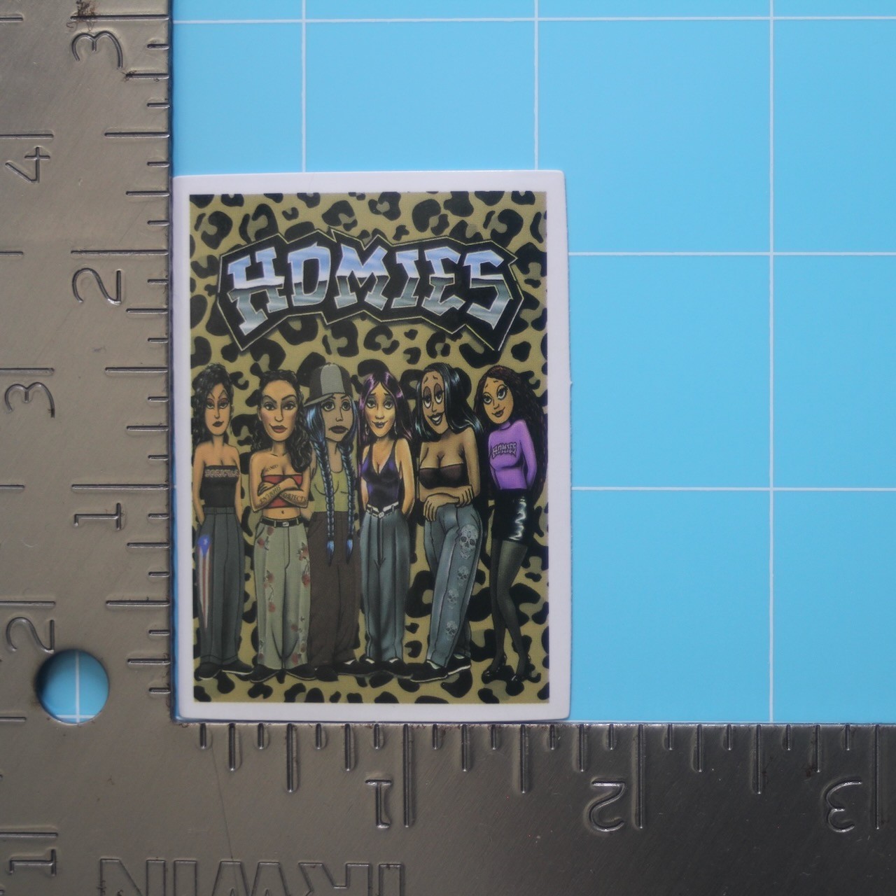 Homies Sticker (TRAVIEZA, FLACA, POCA) Chicana Gangster Lowrider, Gloss Decal
