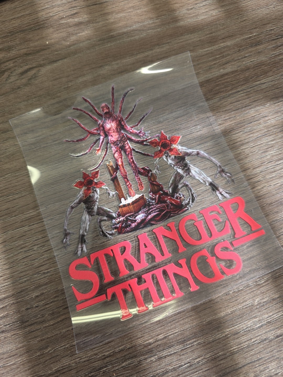 Vecna Stranger Things UV DTF Dcal Sticker Raised Waterproof Made In USA