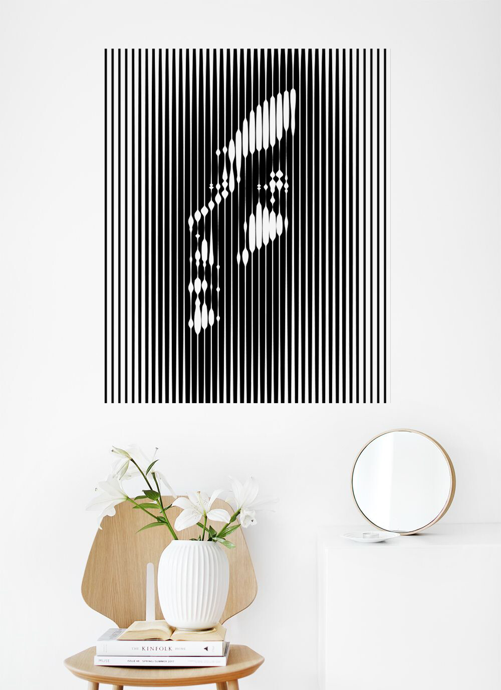 Beautiful Face Decal Abstract Sexy Women Wall Removable Sticker Room Décor AA086