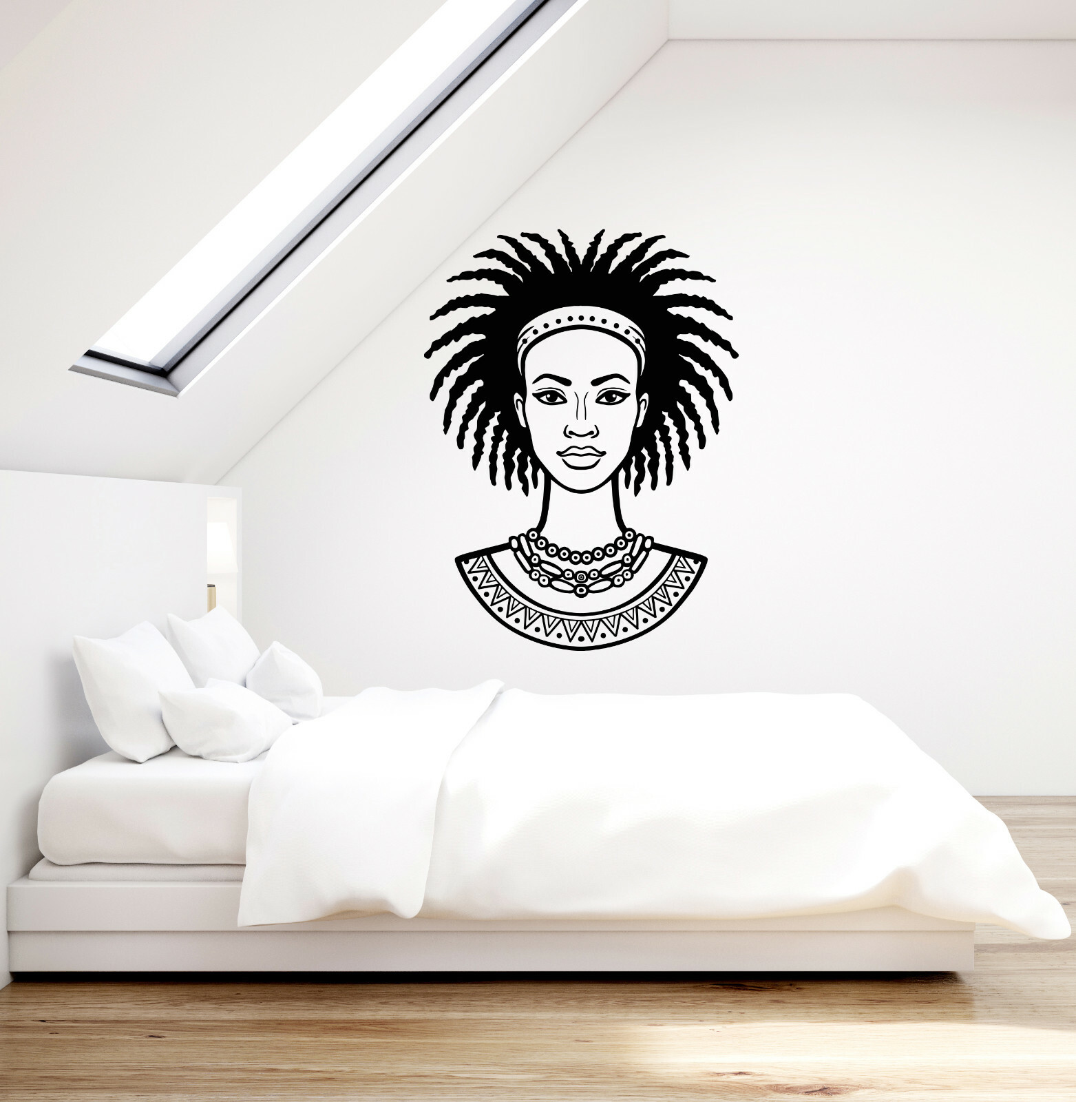 Vinyl Wall Decal African Woman Girl Ethnic Style Art Interior Stickers (ig5951)