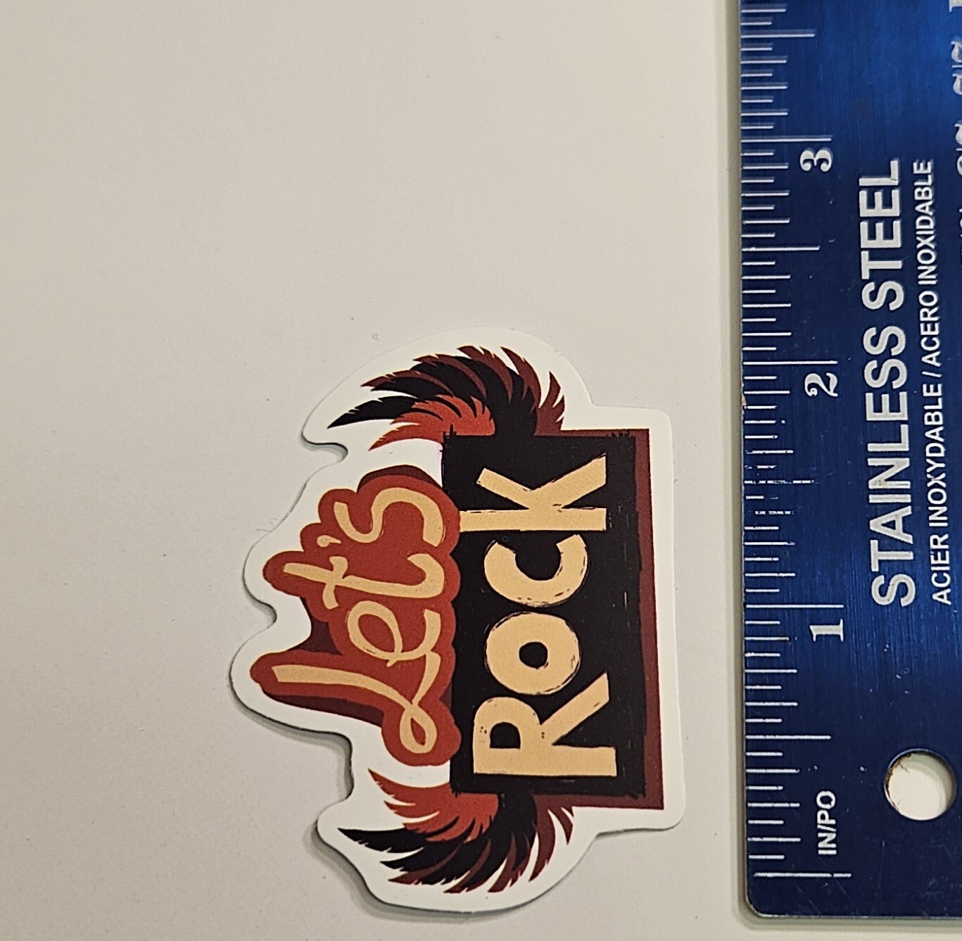 Let’s Rock Laptop Sticker Miscellaneous Skateboard Decal