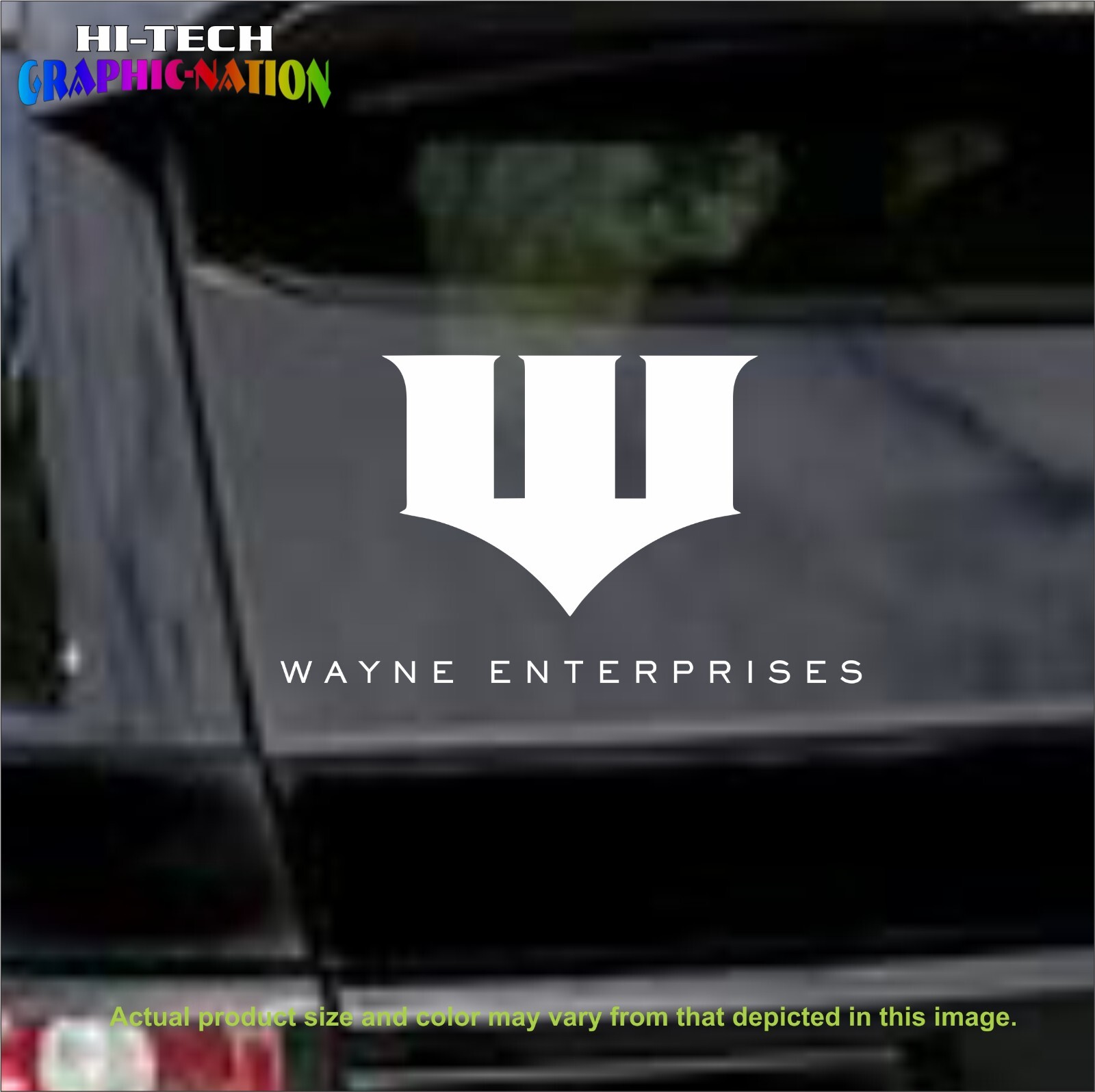 BATMAN WAYNE INDUSTRIES Logo Decal Comic Super Hero Dark Knight #FF1