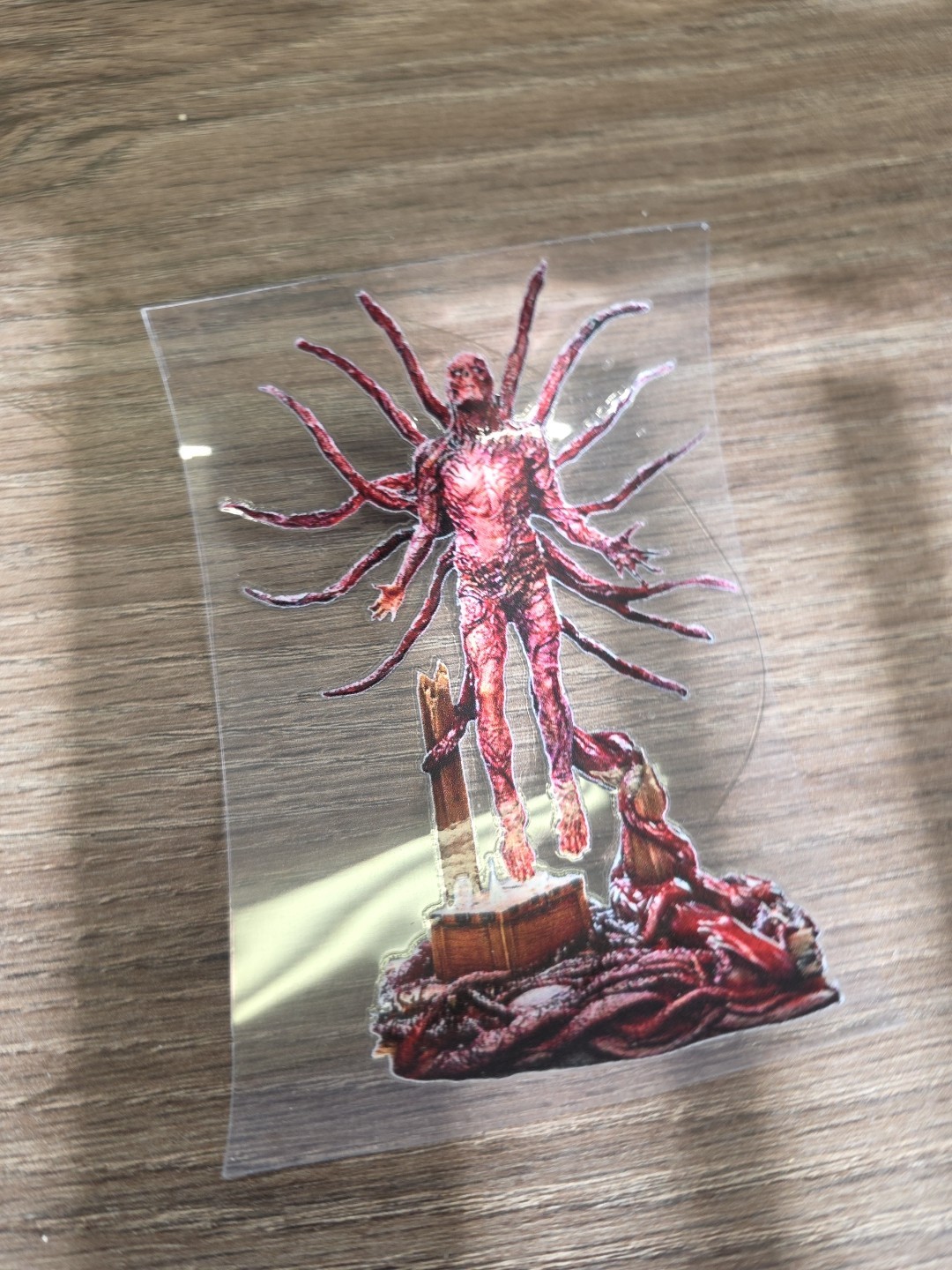 Vecna Stranger Things UV DTF Dcal Sticker Raised Waterproof Made In USA