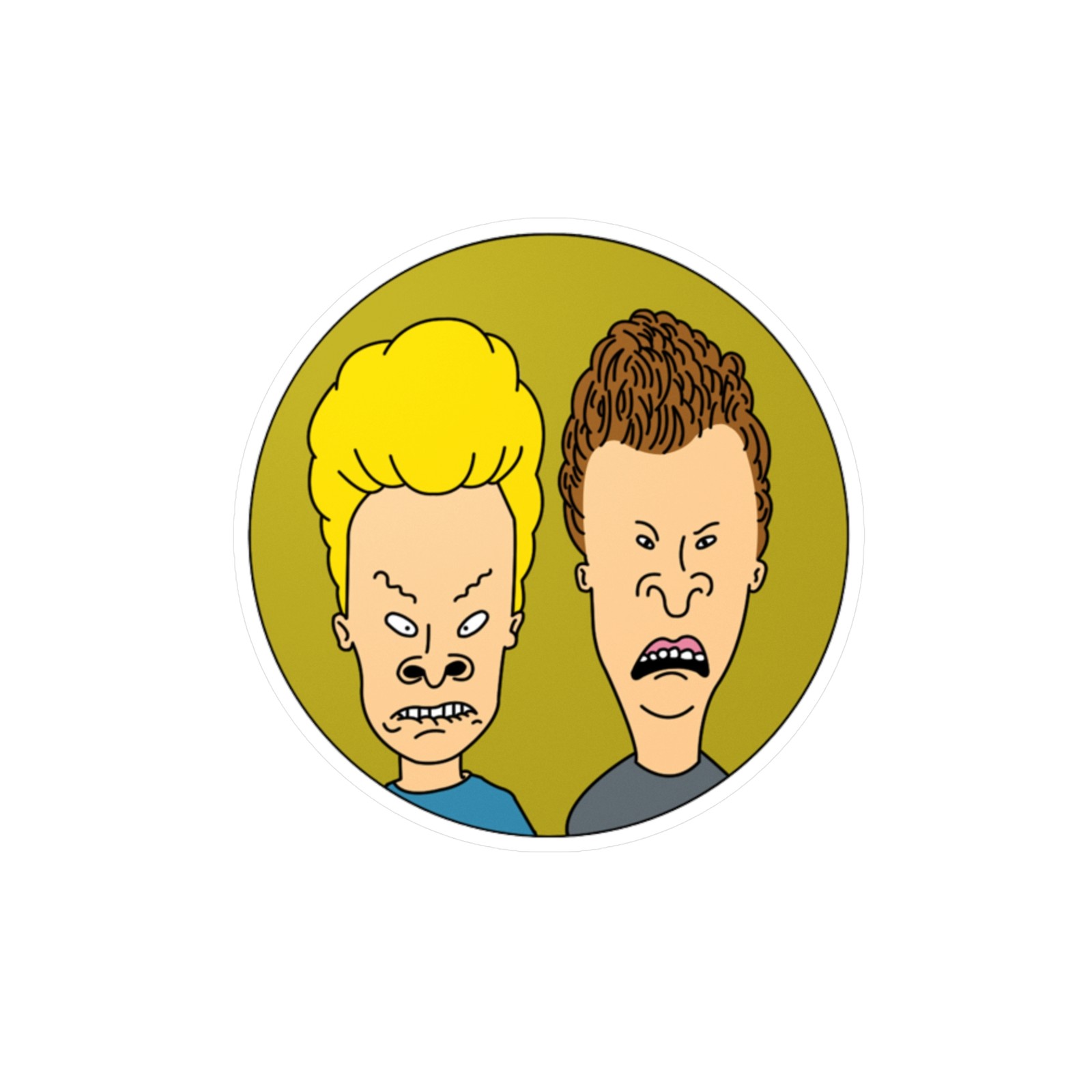 Beavis and butthead Retro Cartoon Vinyl Decals, Beavis and Butt-Head Stickers